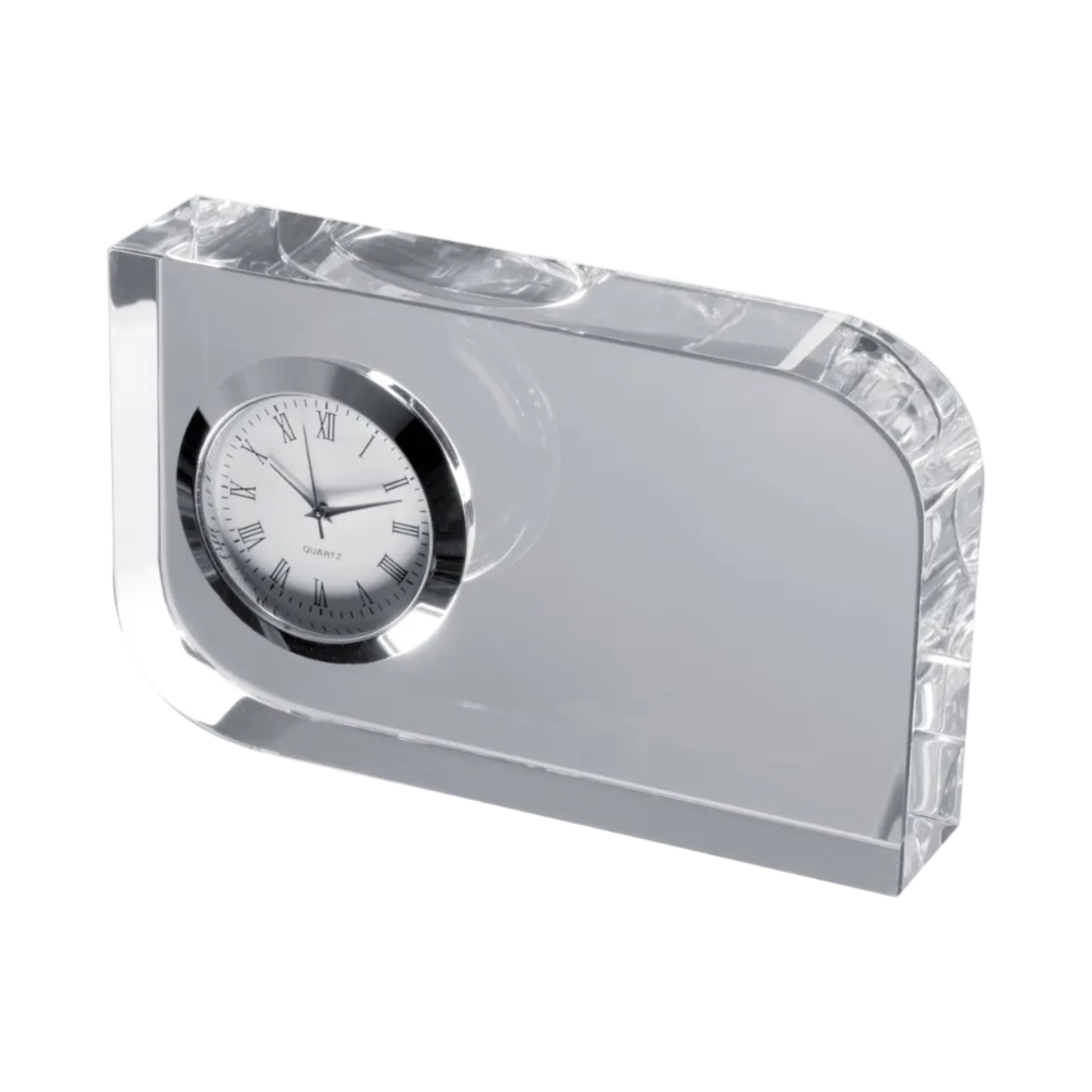 The Gerald – Schreibtisch-Uhr aus Glas