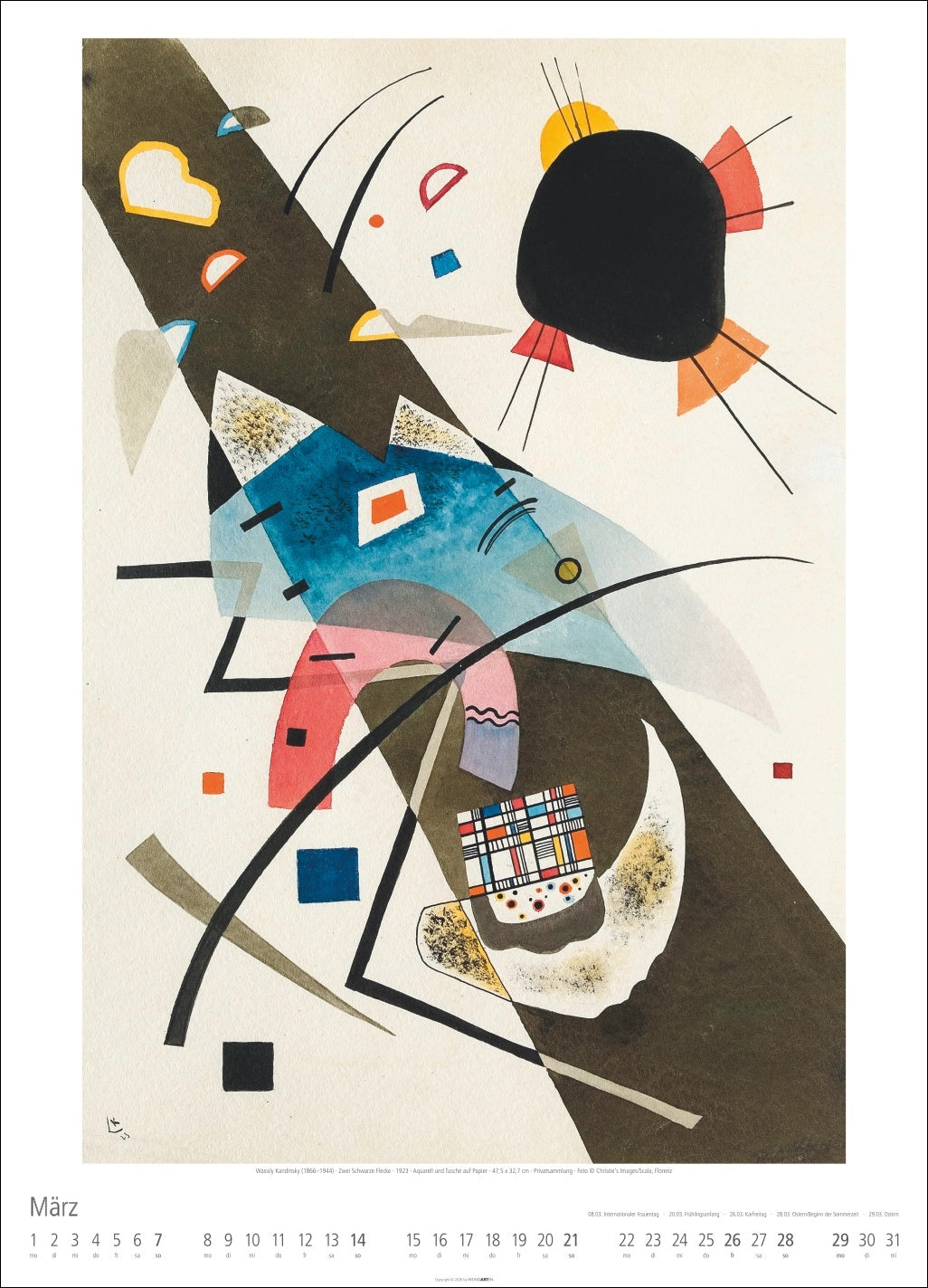 Wandkalender Bauhaus 2027