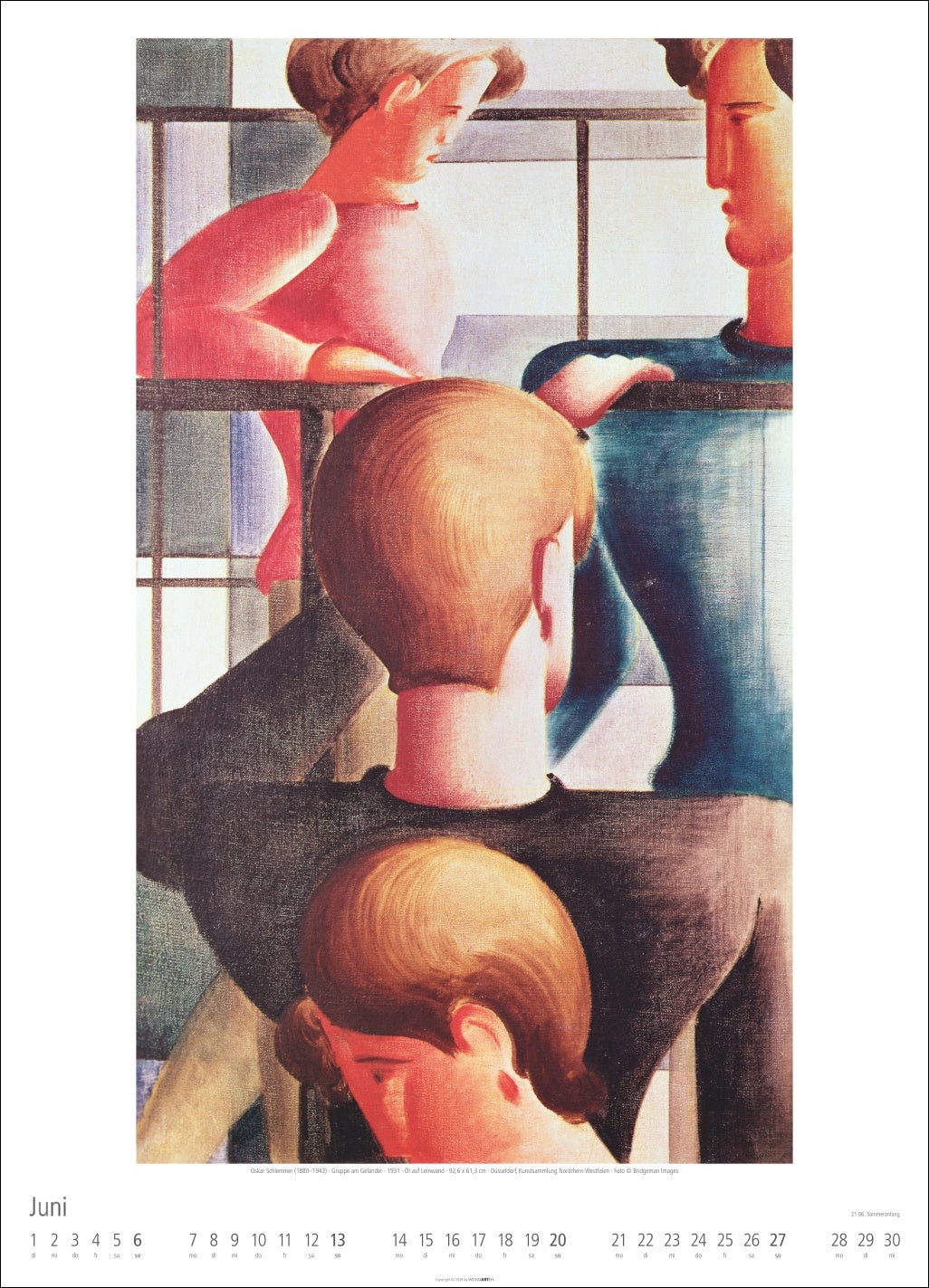 Wandkalender Bauhaus 2027