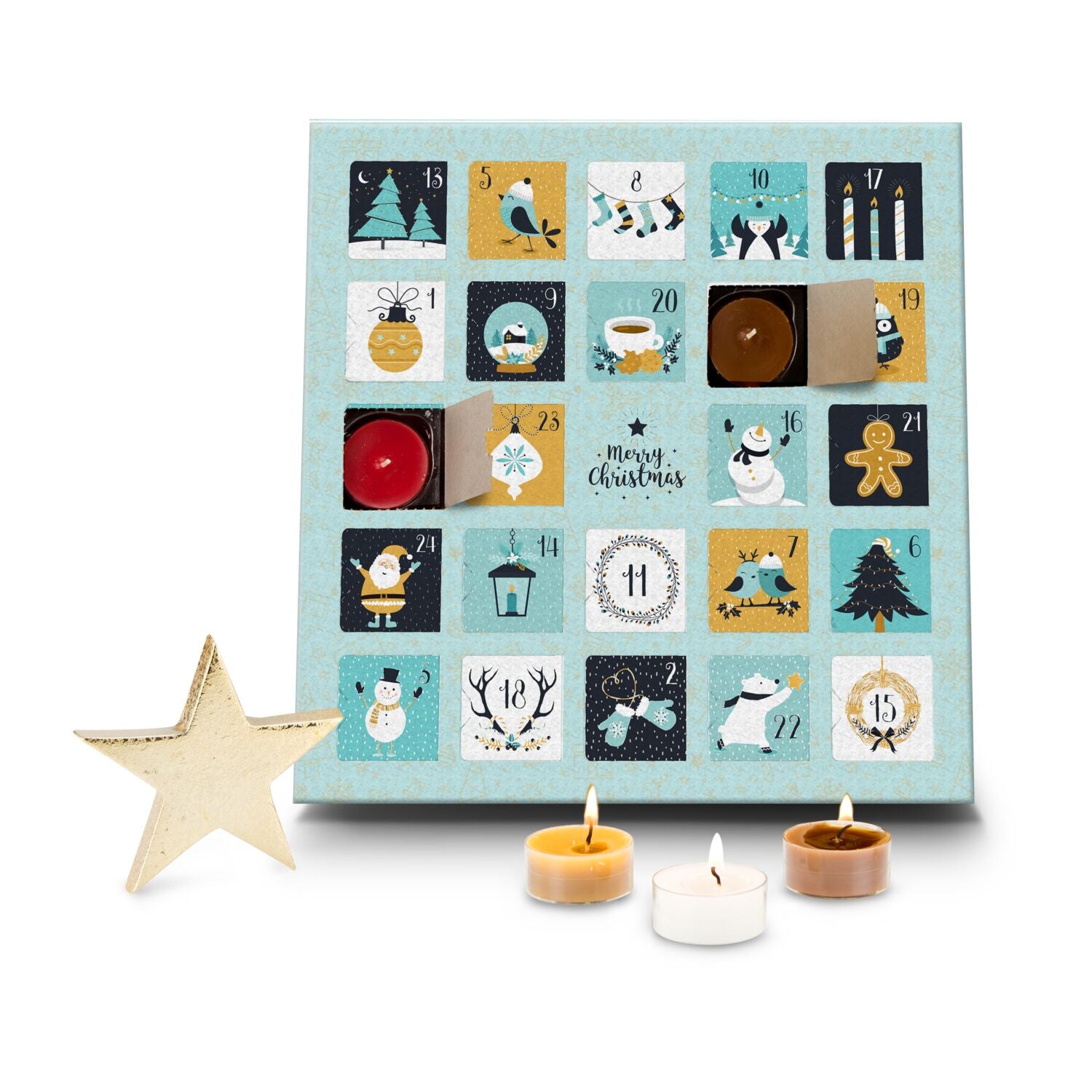 The Charming Christmas – Duftkerzen-Adventskalender
