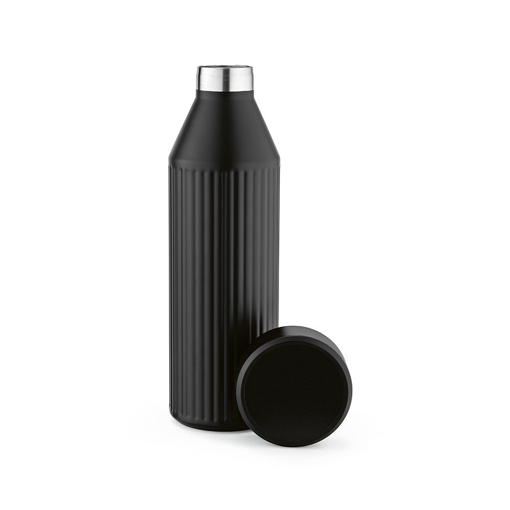 The Timeos – Trinkflasche mit LED – Schwarz