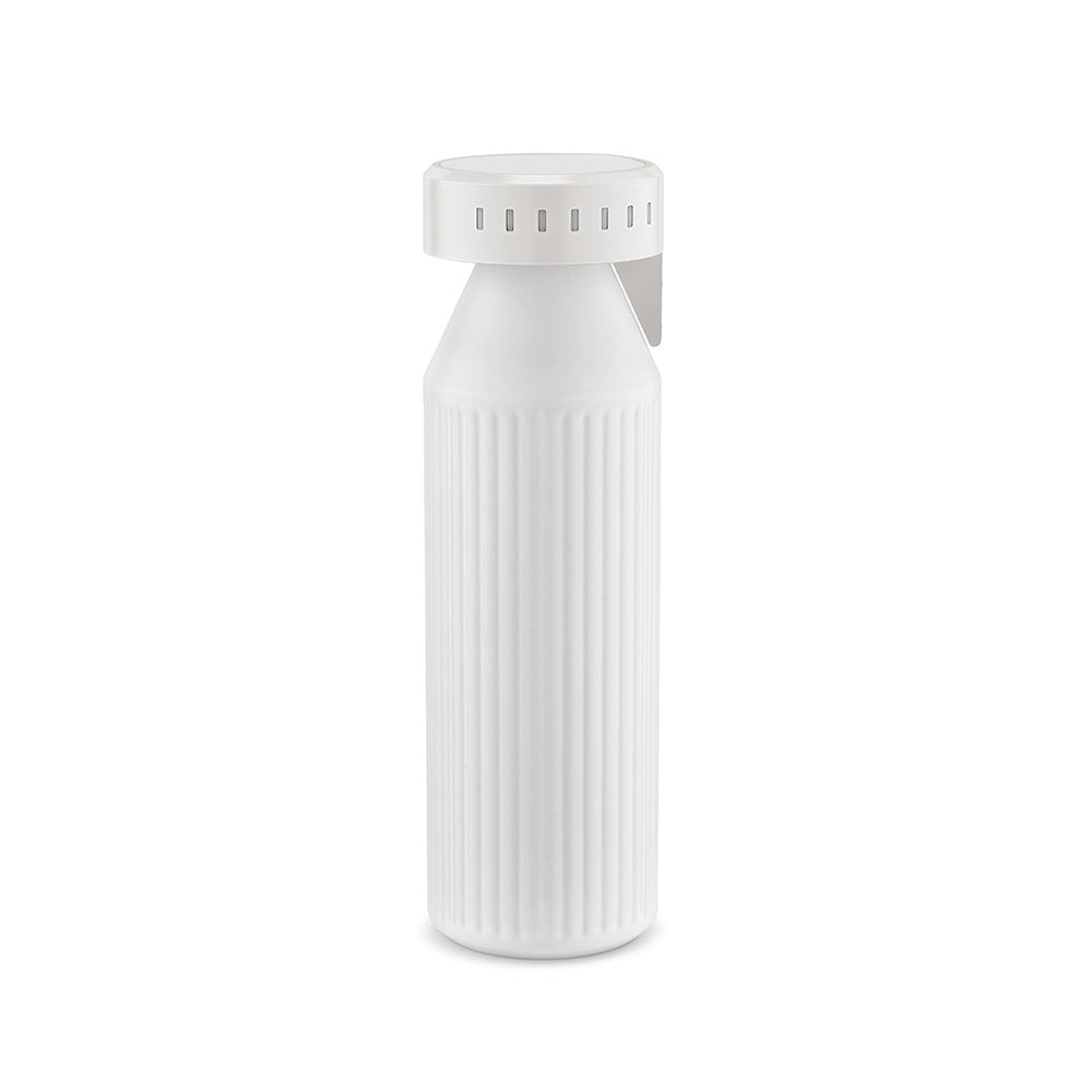 The Timeos – Trinkflasche mit LED – Weiß