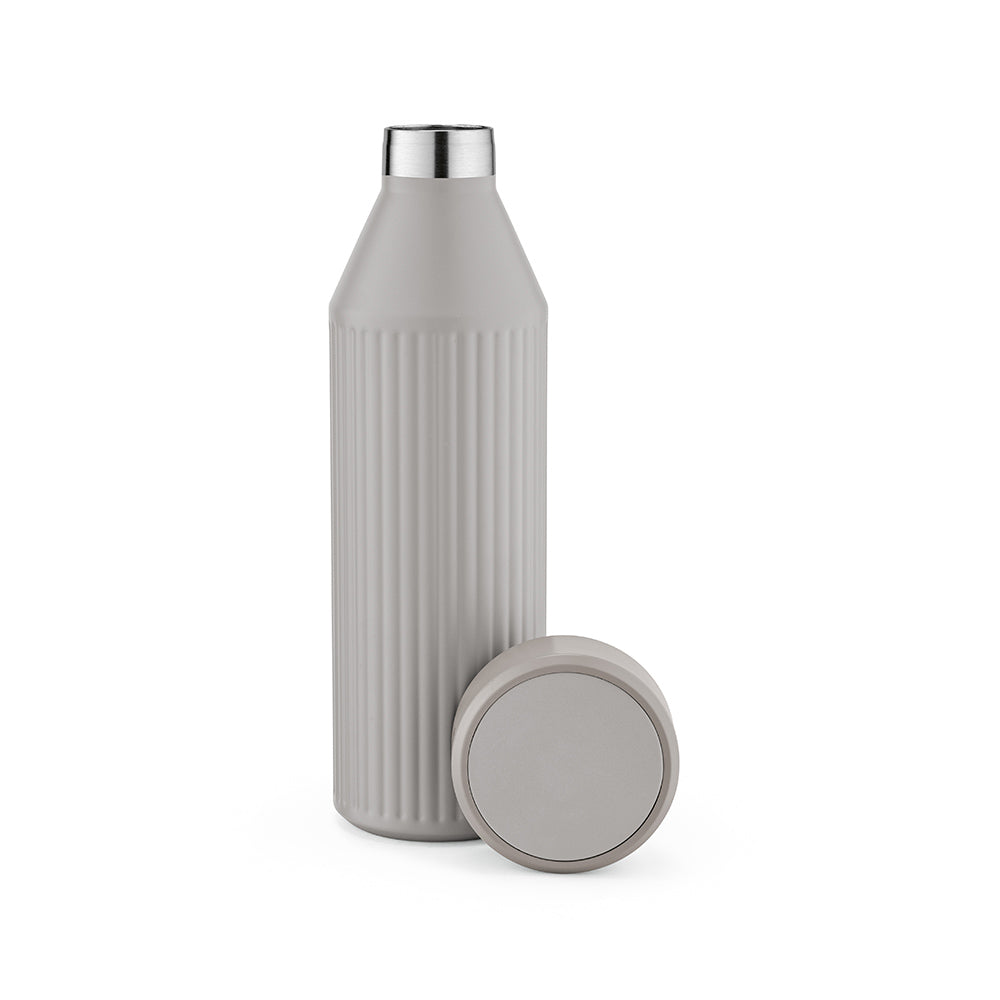 The Timeos – Trinkflasche mit LED – Grau
