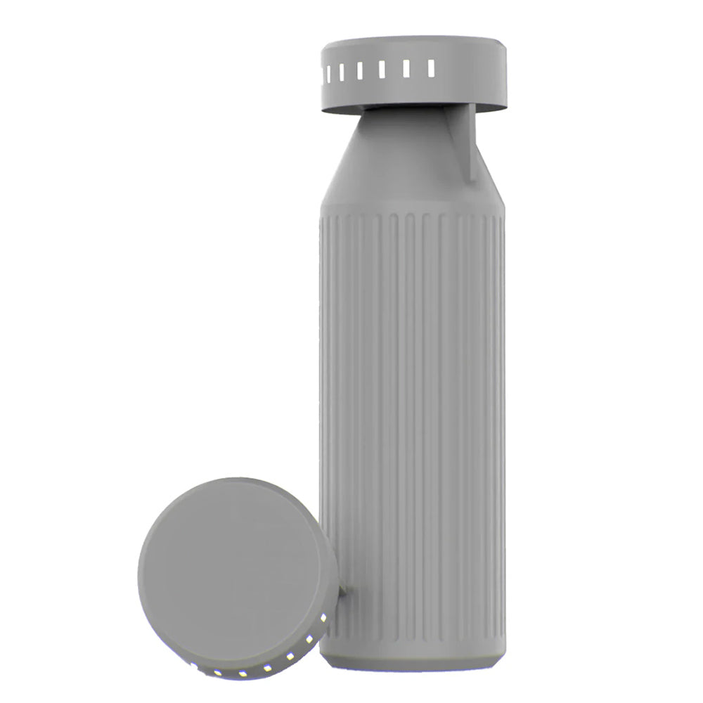 The Timeos – Trinkflasche mit LED – Grau