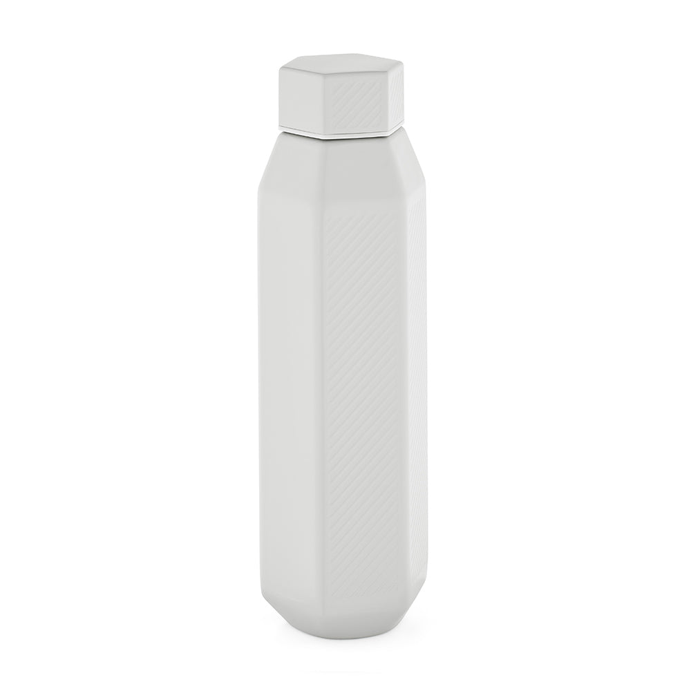 The Hexagon – Isolierflasche – Weiß