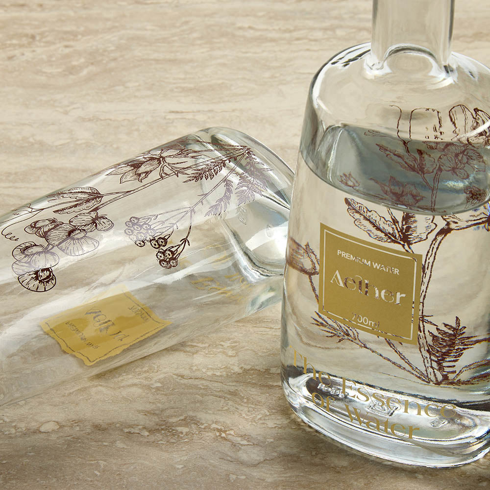The Arno – Glasflasche – Durchsichtig