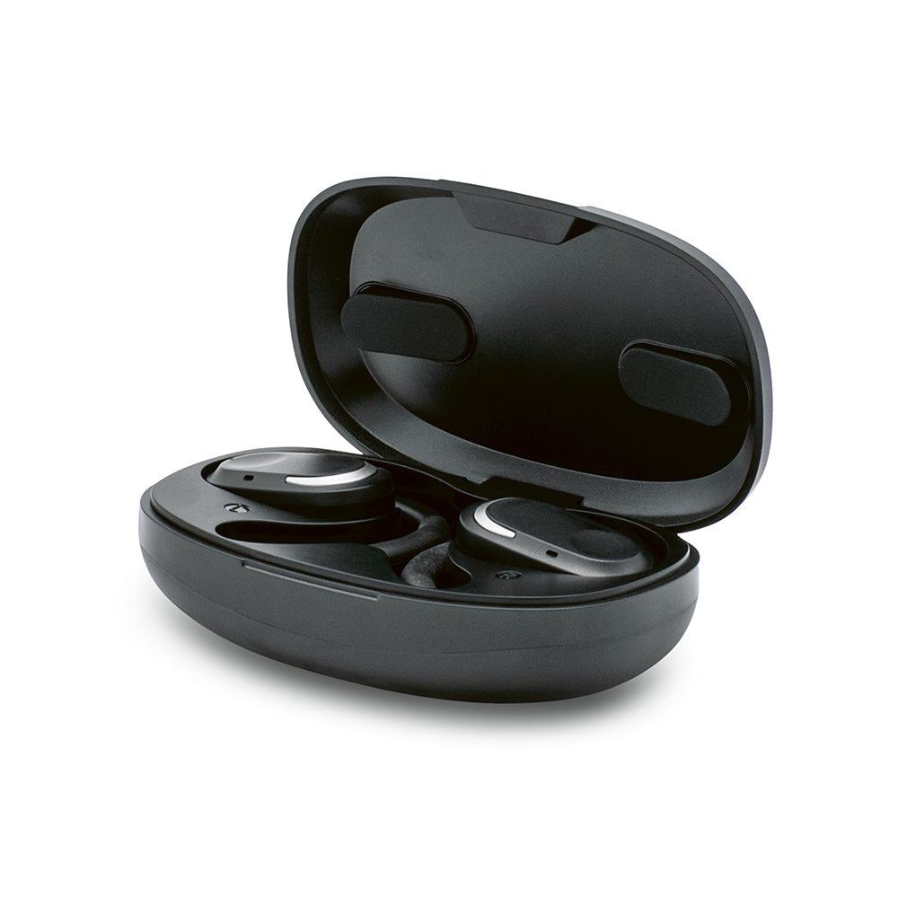 The AeroTunes – Open-Ear Earbuds – Schwarz