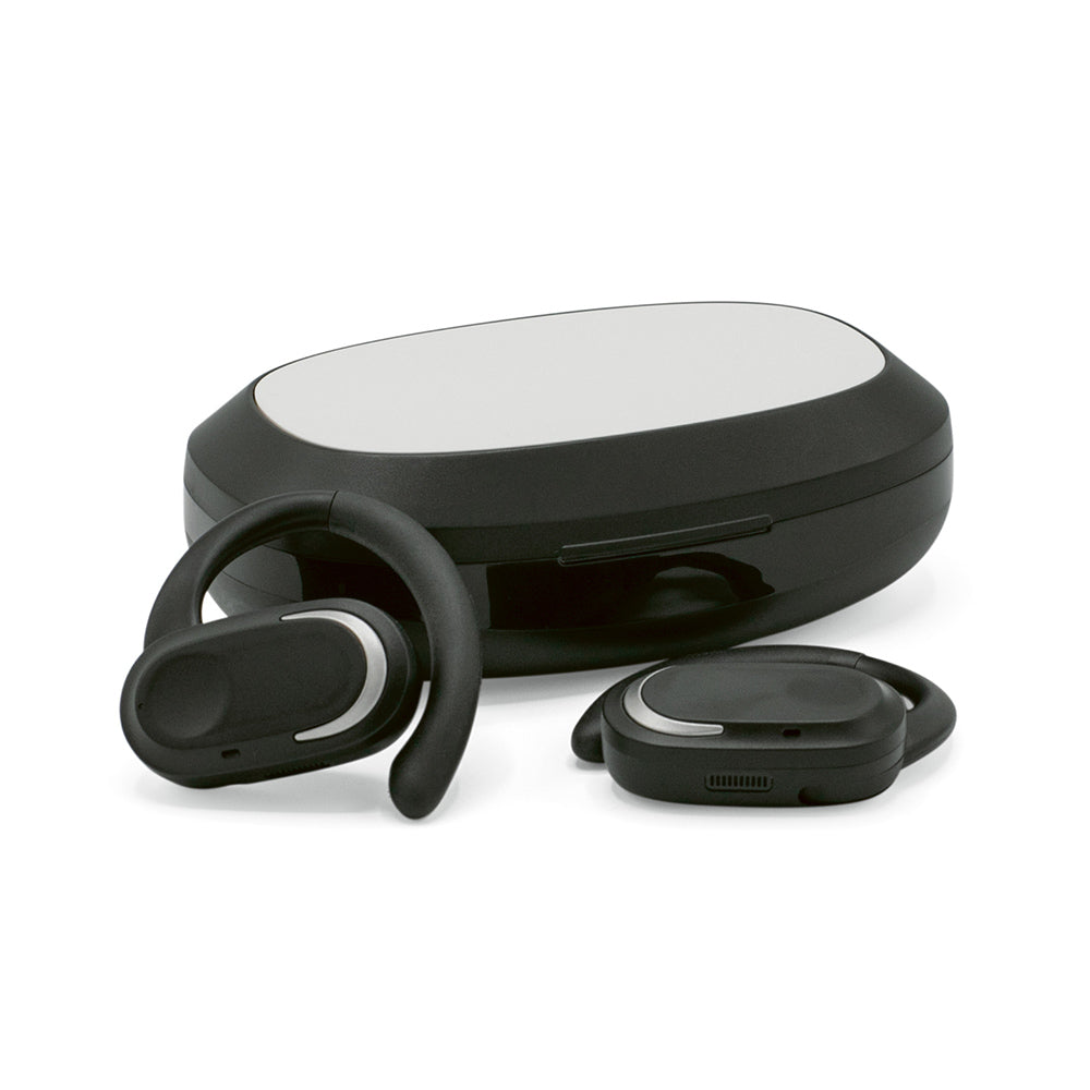 The AeroTunes – Open-Ear Earbuds – Schwarz