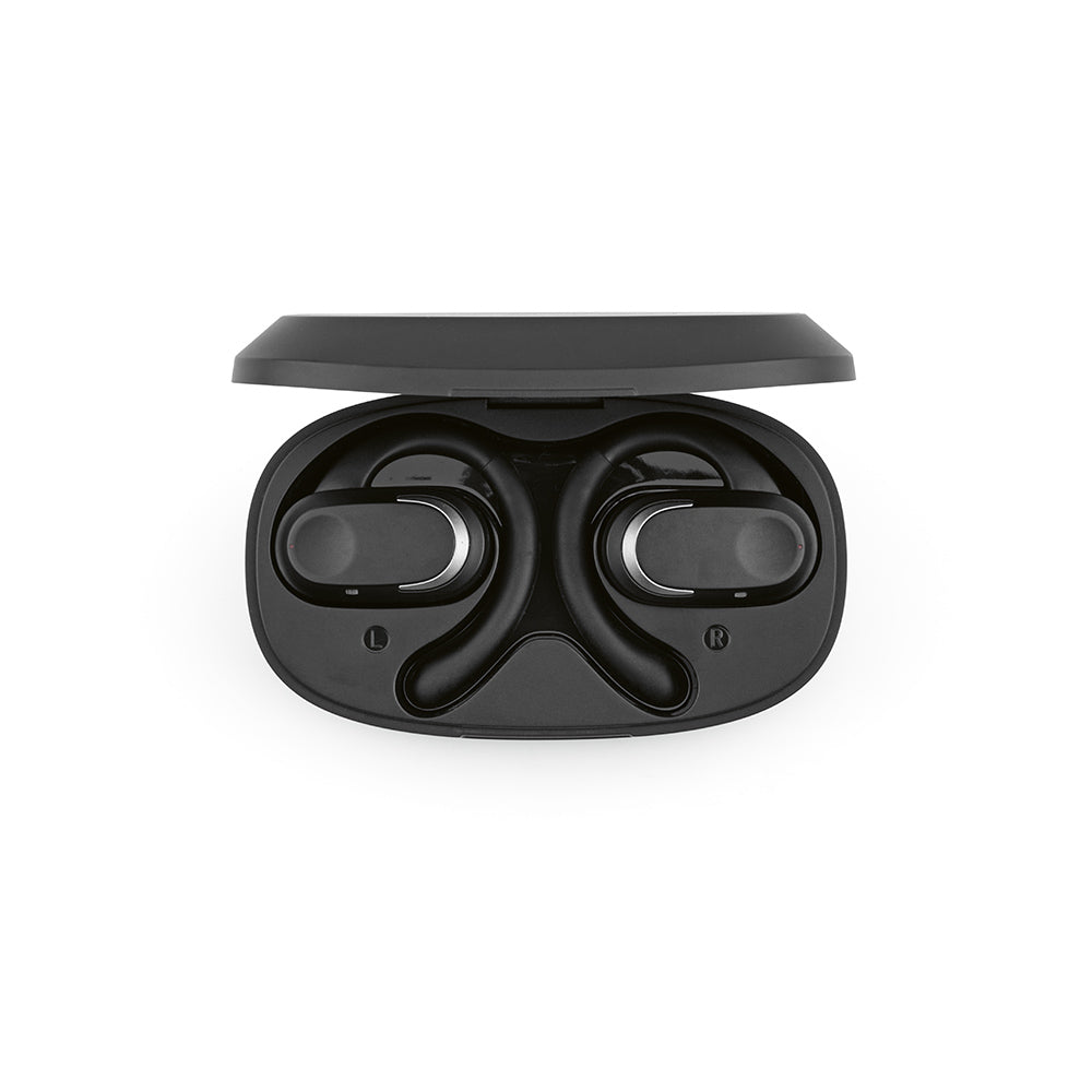 The AeroTunes – Open-Ear Earbuds – Schwarz