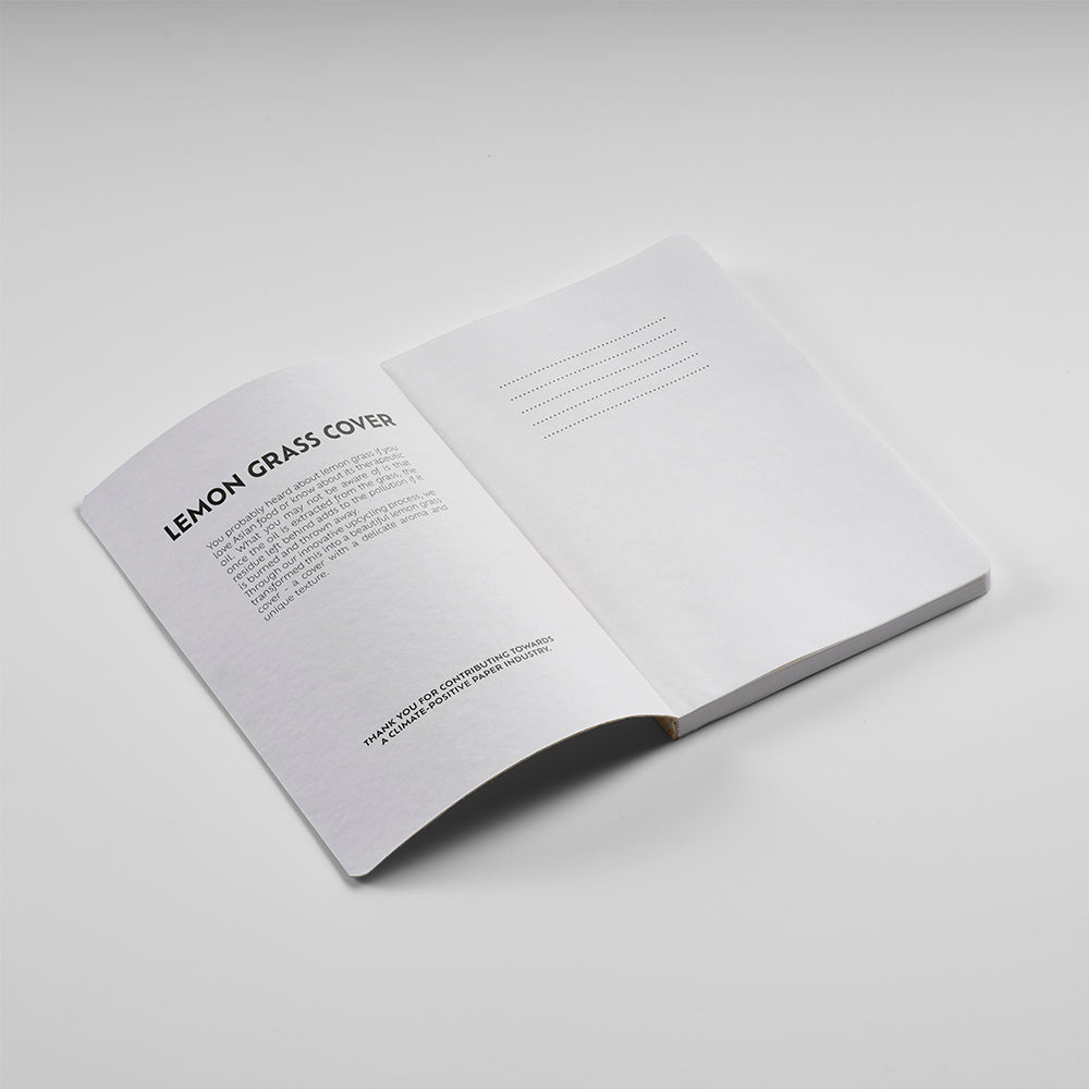The Lemongrass – Notizbuch A5 – Hellgrün