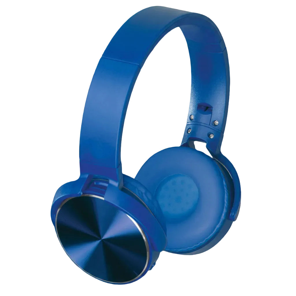Bluetooth-Kopfhörer Metallic – blau
