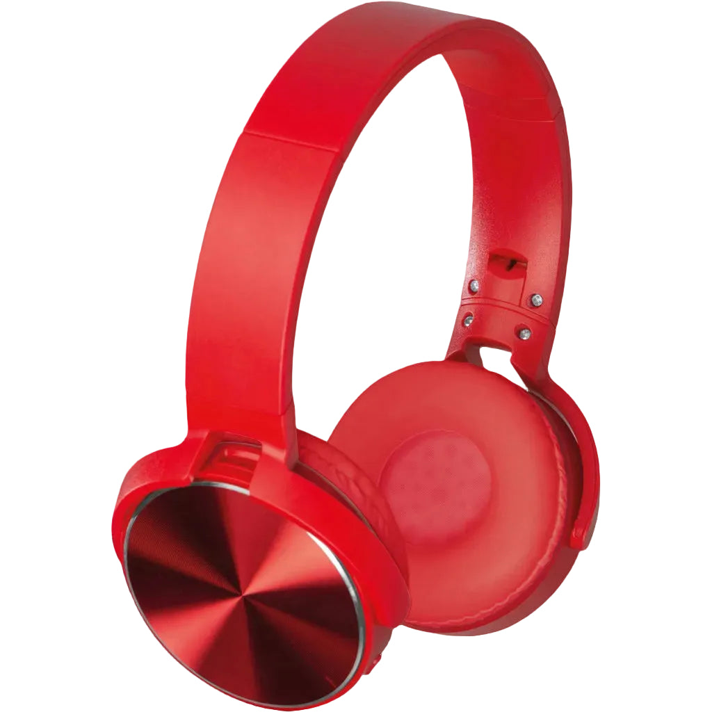 Bluetooth-Kopfhörer Metallic – rot