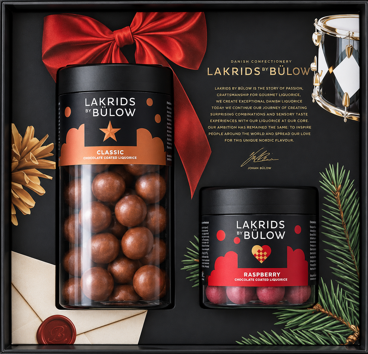 Lakrids by Bülow – Black Box Classic & Raspberry