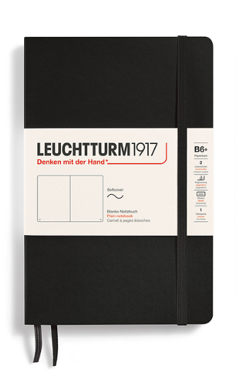 Leuchtturm Paperback Schwarz 
