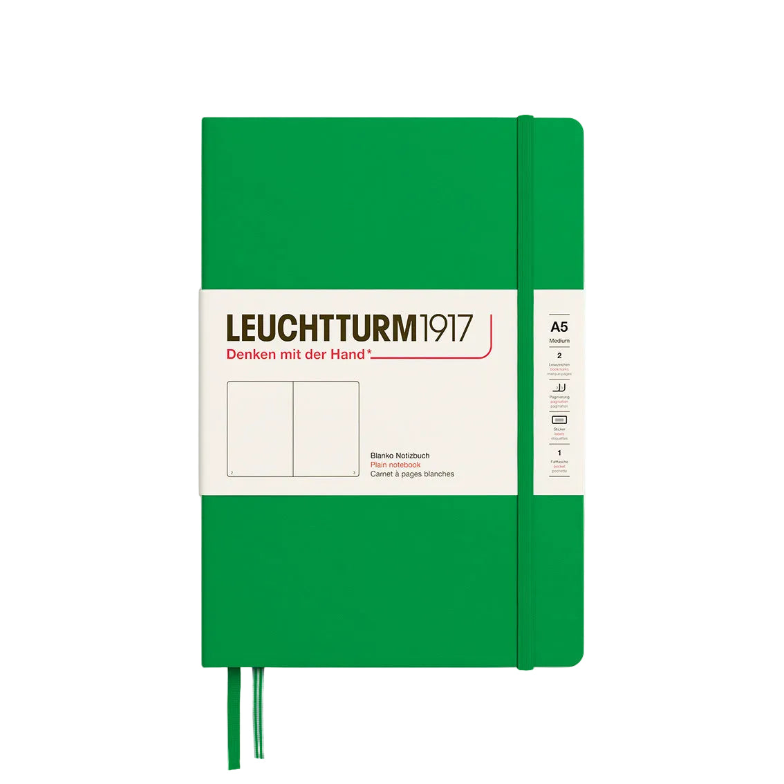 Notizbuch Medium (A5) spring leaf