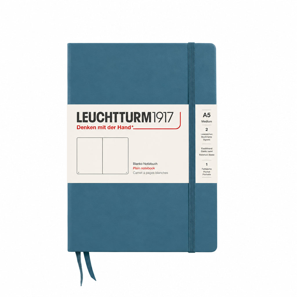 Notizbuch Medium (A5) stone blue