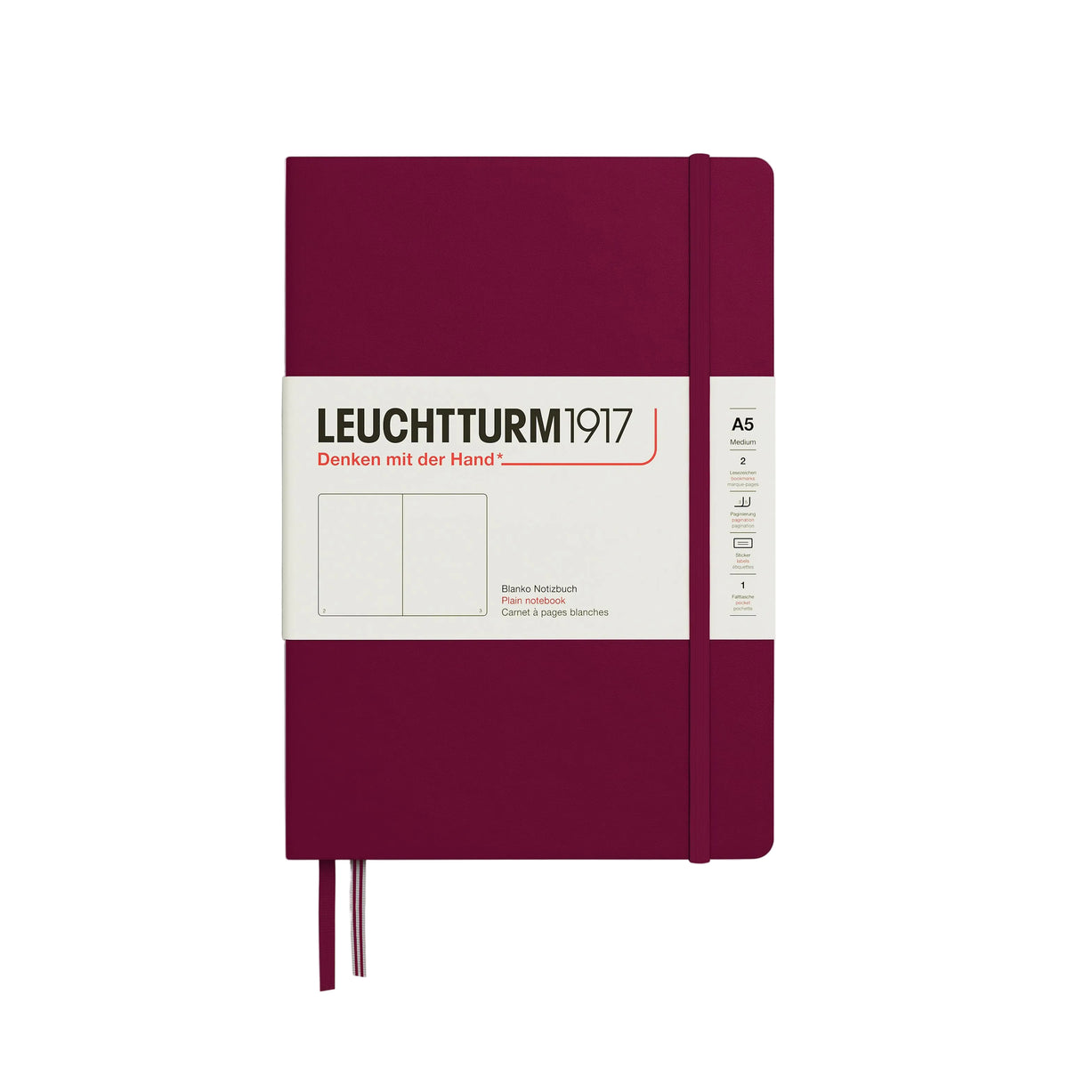 Notizbuch Medium (A5) Bordeaux