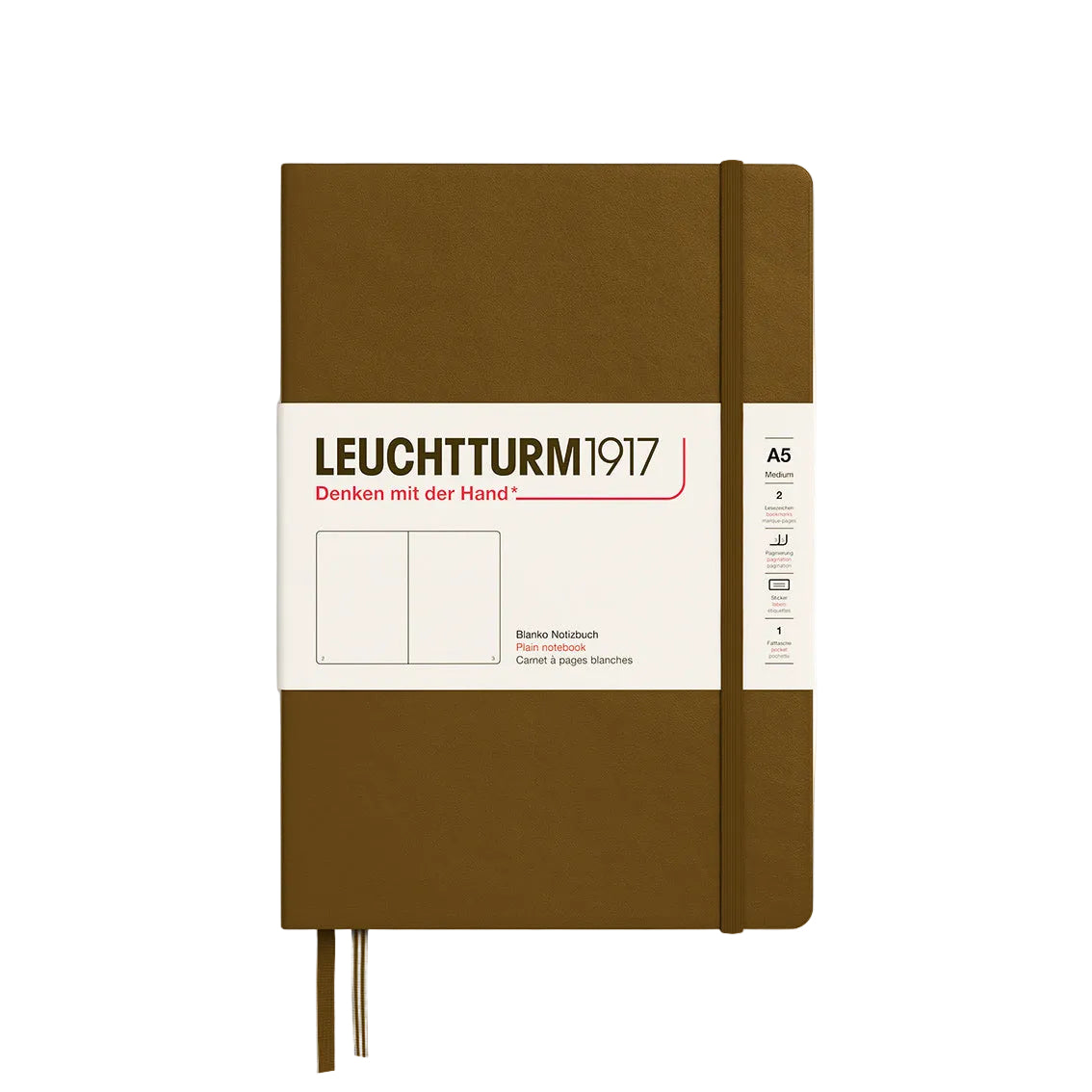 Notizbuch Medium (A5) spice brown 