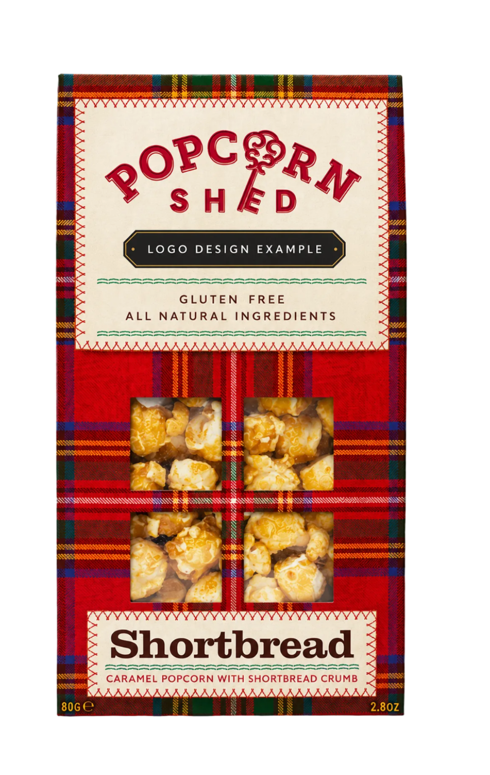 Popcorn Shed Logo Example