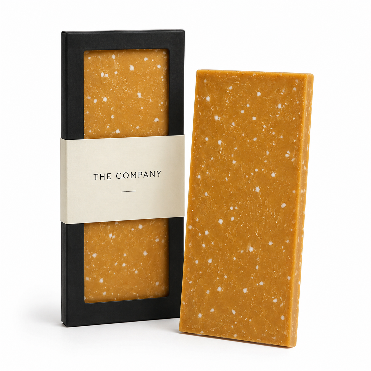 Schokoladentafel Salted Caramel Logodruck