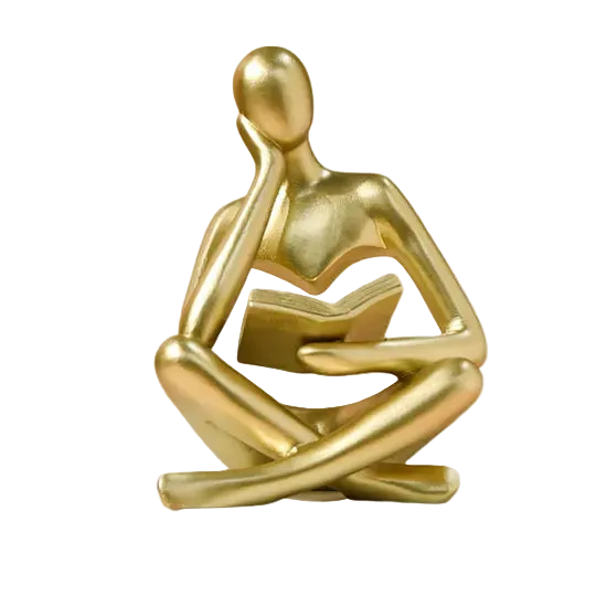 Skulptur The Ponderer_gold
