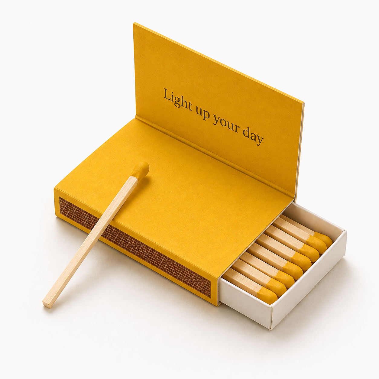 The Matchbook Pro Streichholzschachtel aufklappbar