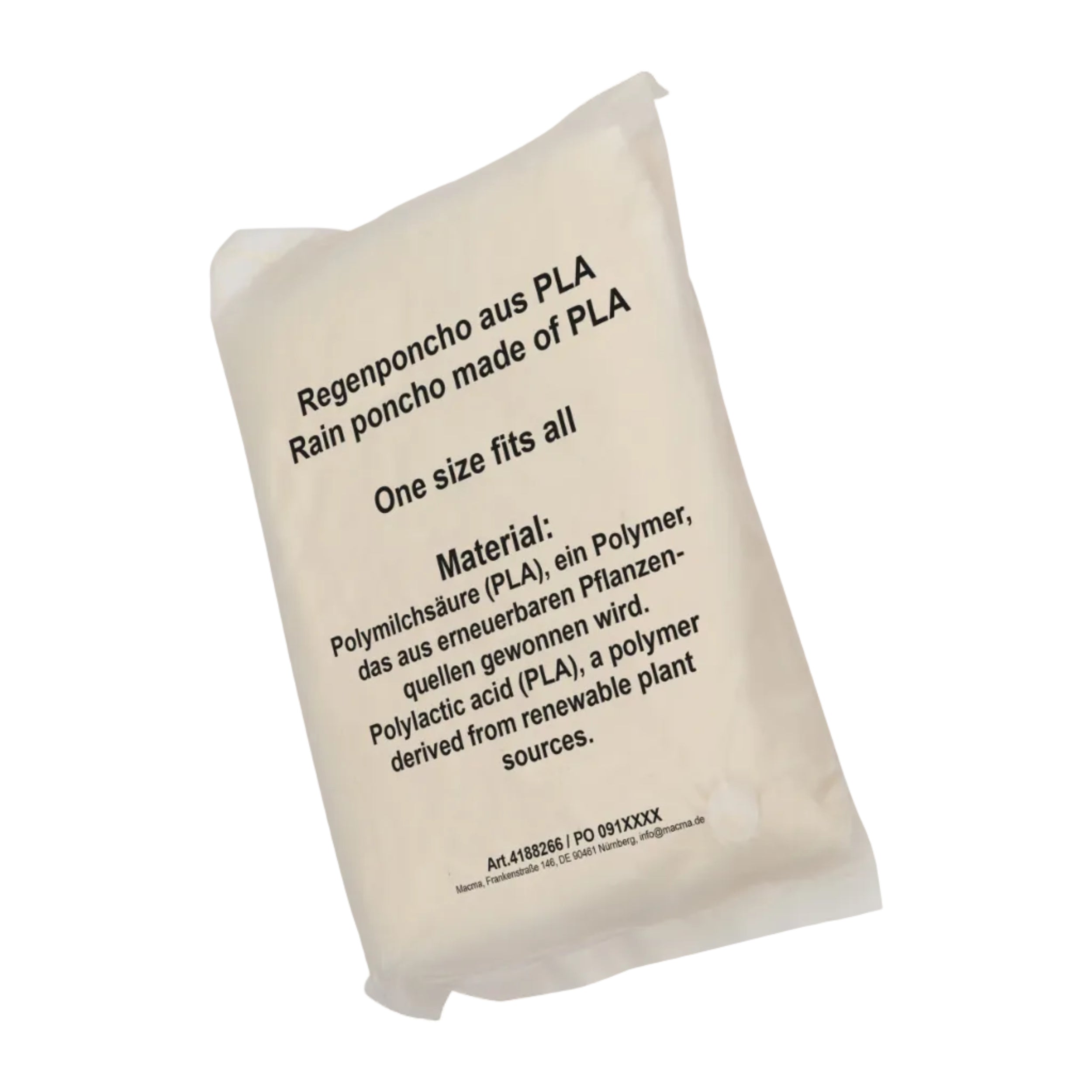 The Davide – Regenponcho – transparent