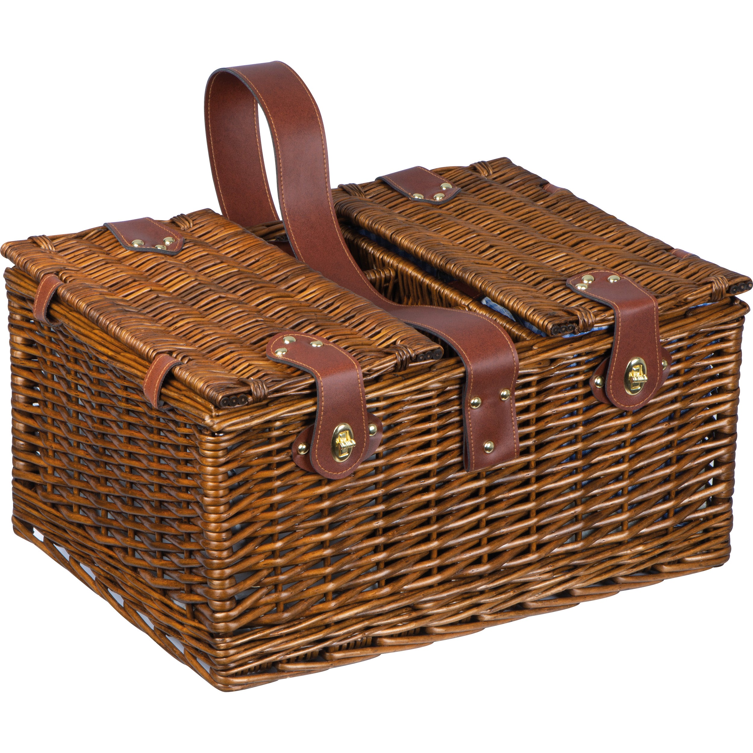 The Gillian – Picknickkorb für 4 Personen – braun