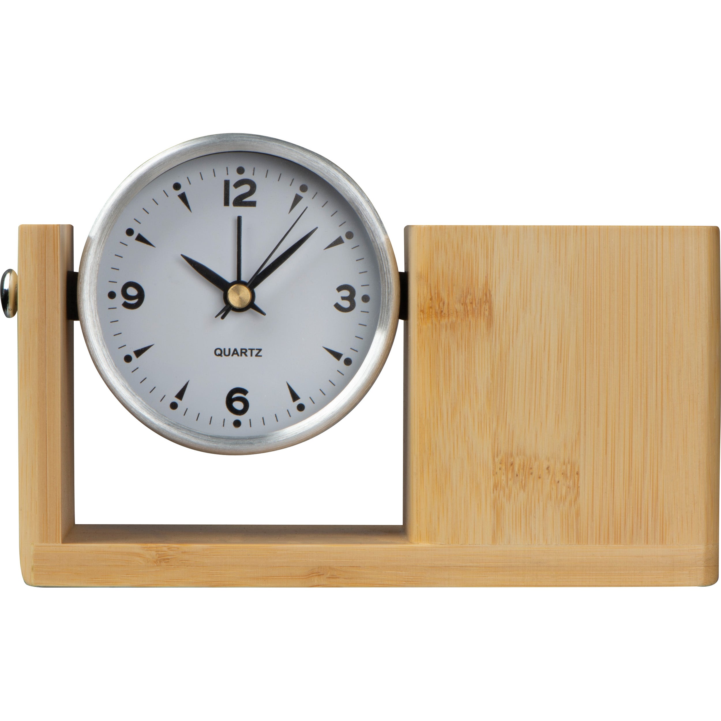 The Vernon – Stifteköcher mit Tischuhr – beige